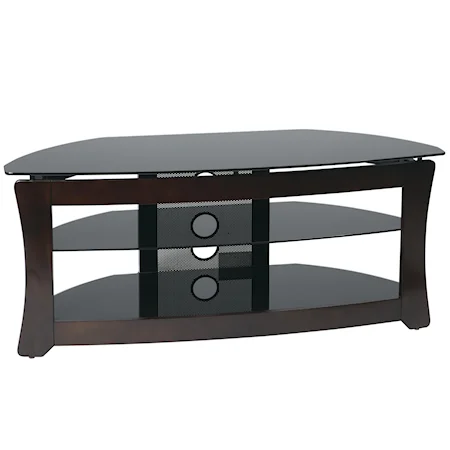 48" Wood & Glass TV Stand